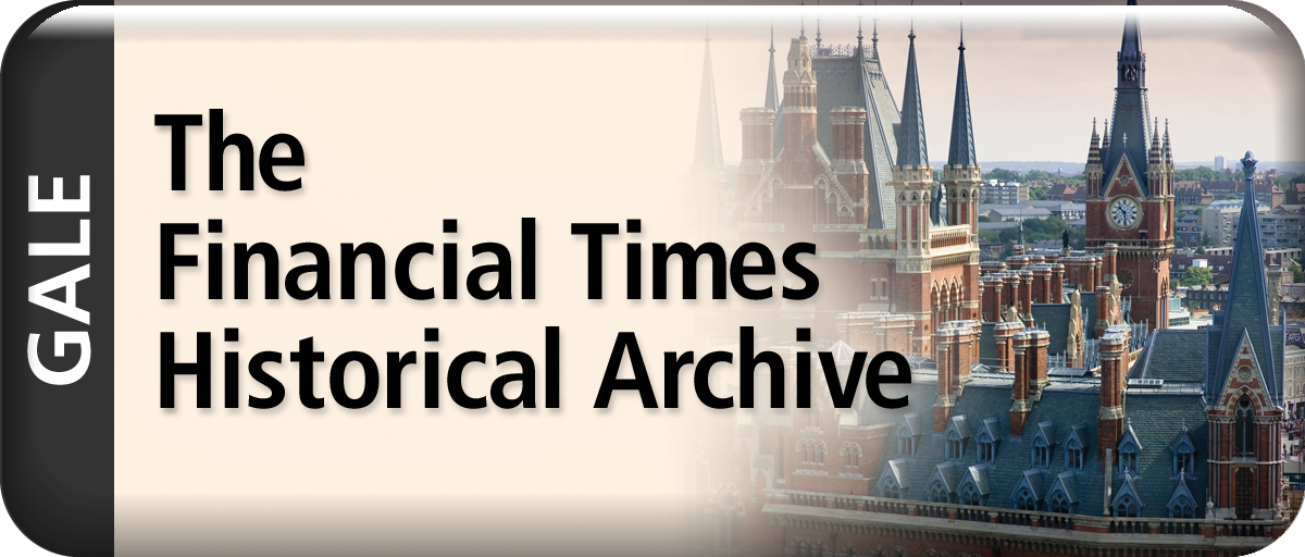 Financial Times Historical Archives 1888-2010