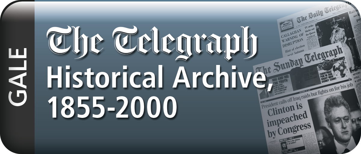 The Telegraph Historical Archive 1855-2000